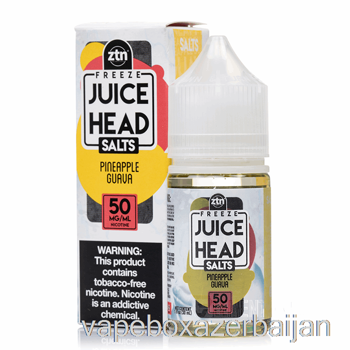 E-Juice Vape FREEZE Pineapple Guava - Juice Head Salts - 30mL 35mg